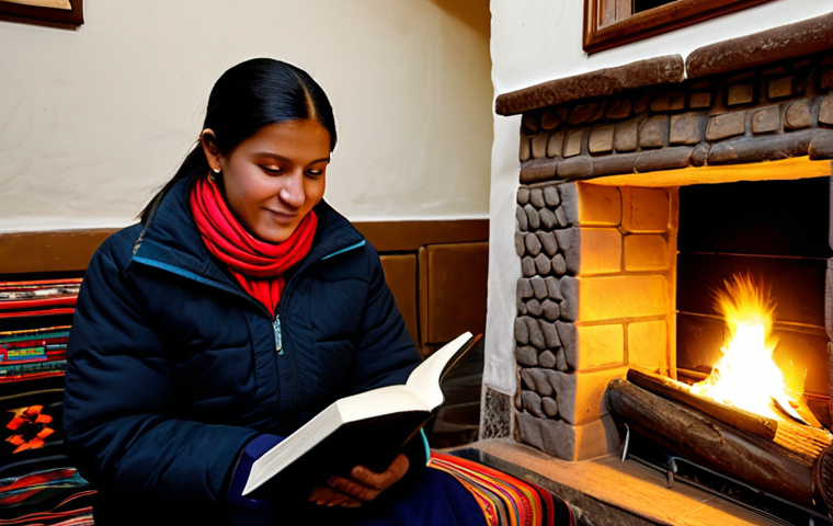 페루에서 인기 있는 숙박 공유 서비스 - Cusco Guesthouse**
"Interior of a traditional Cusco guesthouse, Peru, featuring stone walls, a cozy...